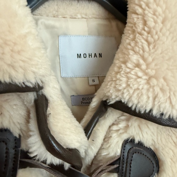 Mongrels Cream Faux Shearling Toggle Jacket - Picture 2 of 5
